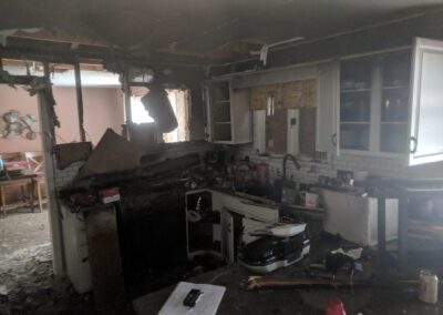 Struck and Sons | Hall Property | Fire Damage