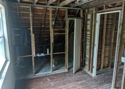 Decker Property Restoration Attic Damage