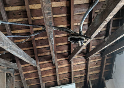 Decker Property Severe Attic Damage Restoration