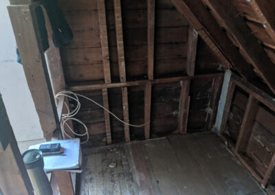 Decker Property Severe Attic Damage Restoration
