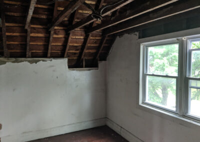 Decker Property Severe Attic Damage Restoration