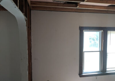 Decker Property Severely Damaged Walls Restoration