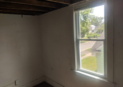 Decker Property Fire Damaged Walls and Ceilings