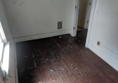 Decker Property Fire Damaged Original Flooring