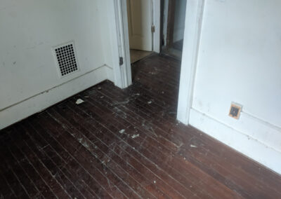 Decker Property Fire Damaged Original Flooring