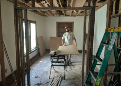 Decker Property Restoration in process