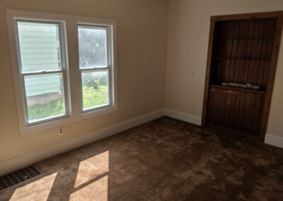 Decker Property Interior Room after Restoration