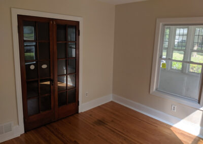 Decker Property Interior Room after Restoration